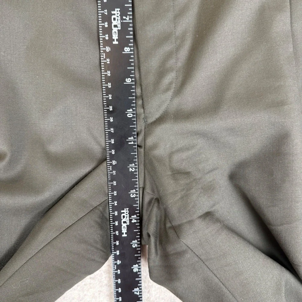 Jos. A. Bank Dress Pants 38x34 Pleated Signature Collection Olive Green 0384